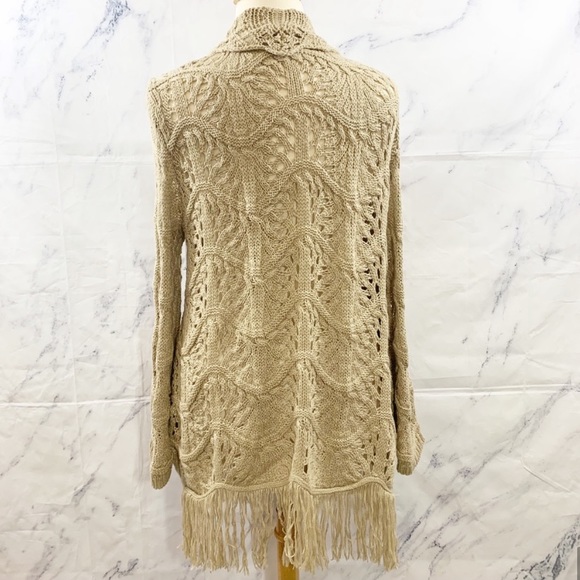 Retro Threads Wide Knit Open Cardigan Sweater - Picture 2 of 9